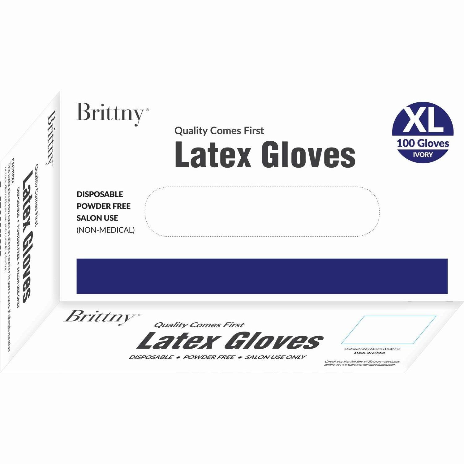 Brittny Latex Gloves 100Box Xlarge Brittny Latex Gloves 100Box Xlarge