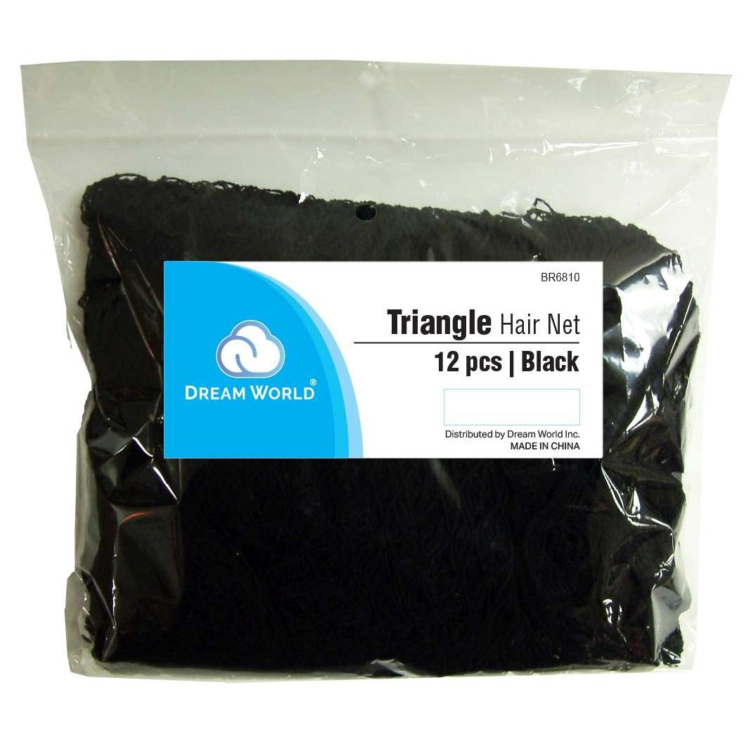 Brittny Hairnet Triangle Cotton 12Pk Brittny Hairnet Triangle Cotton 12Pk