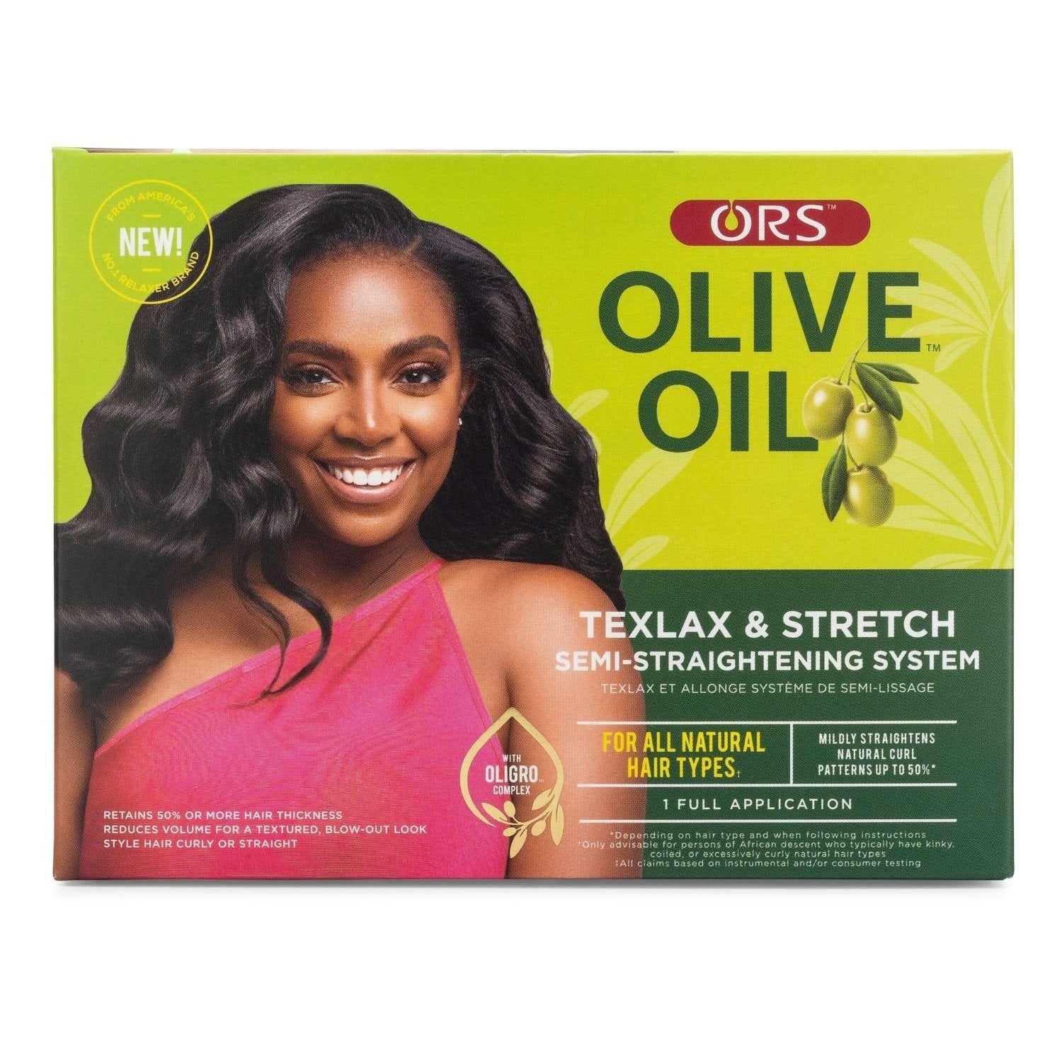 Ors Olive Oil Texlax Stretch Semi-Straightening System Ors Olive Oil Texlax Stretch Semi-Straightening System
