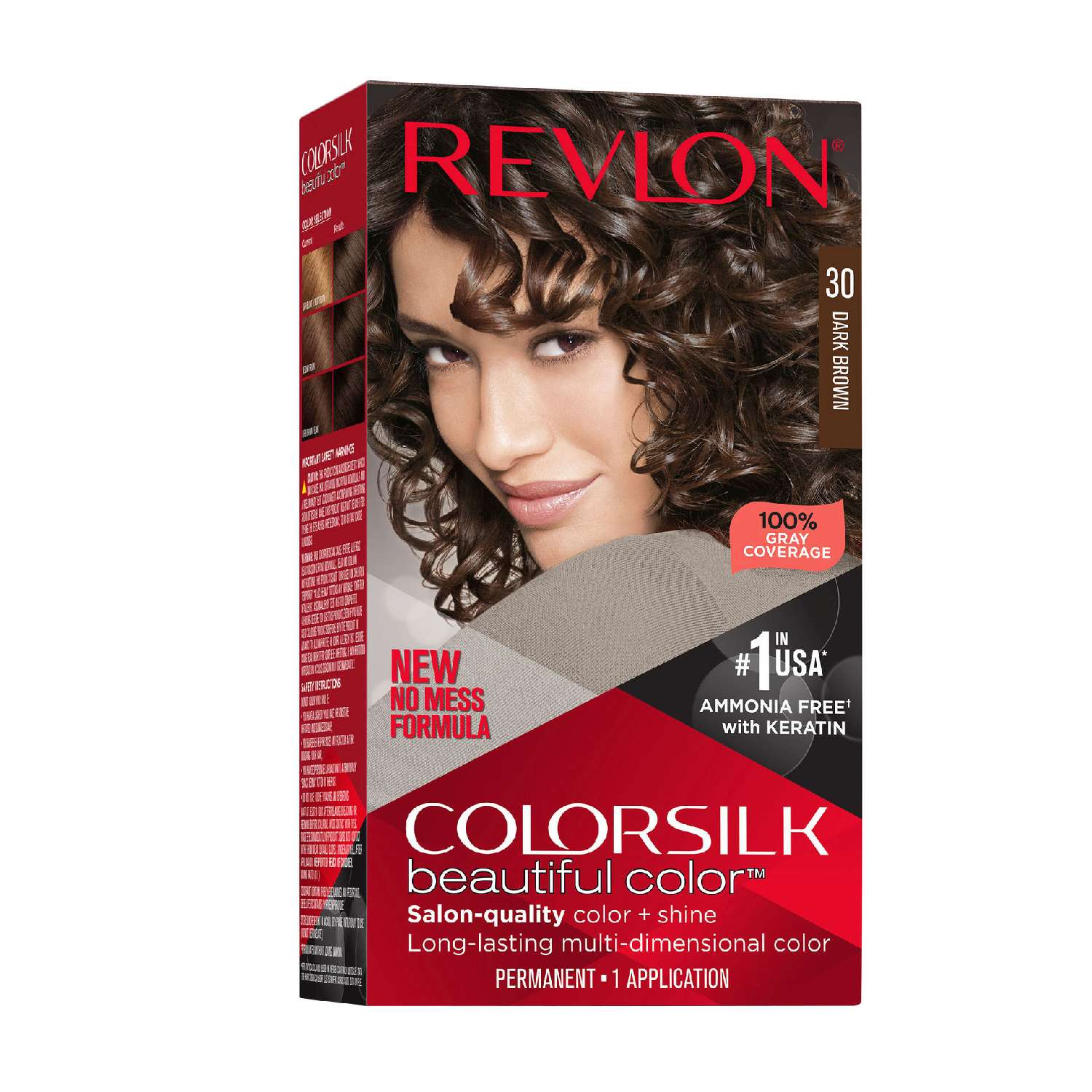 Revlon Colorsilk Hair Color 030 Dark Brown Revlon Colorsilk Hair Color 030 Dark Brown