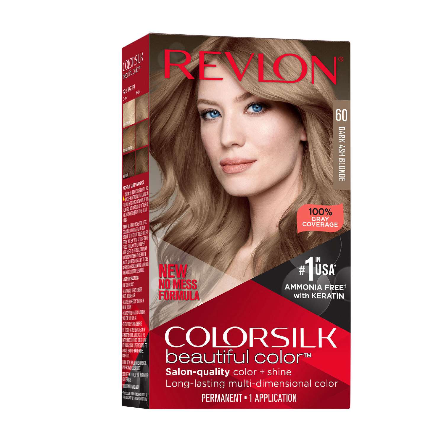 Revlon Colorsilk Hair Color 060 Dark Ash Blonde Revlon Colorsilk Hair Color 060 Dark Ash Blonde