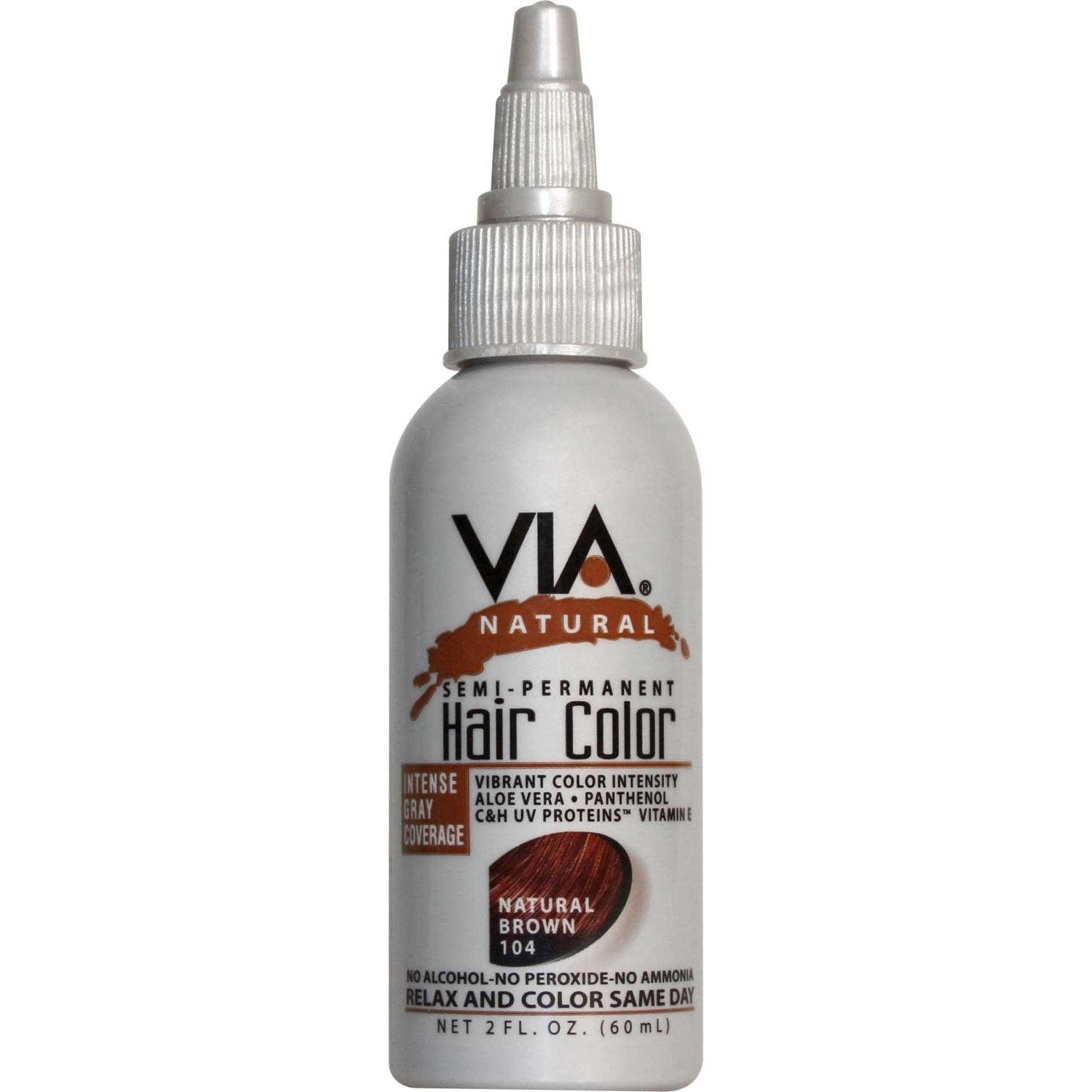 Via Natural Hair Color 104 Natural Brownn Via Natural Hair Color 104 Natural Brownn