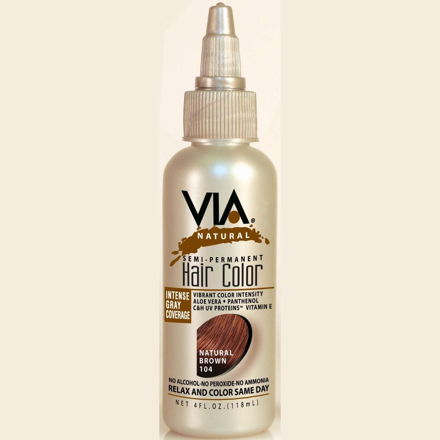 Via Natural Hair Color 104 Natural Brown Via Natural Hair Color 104 Natural Brown