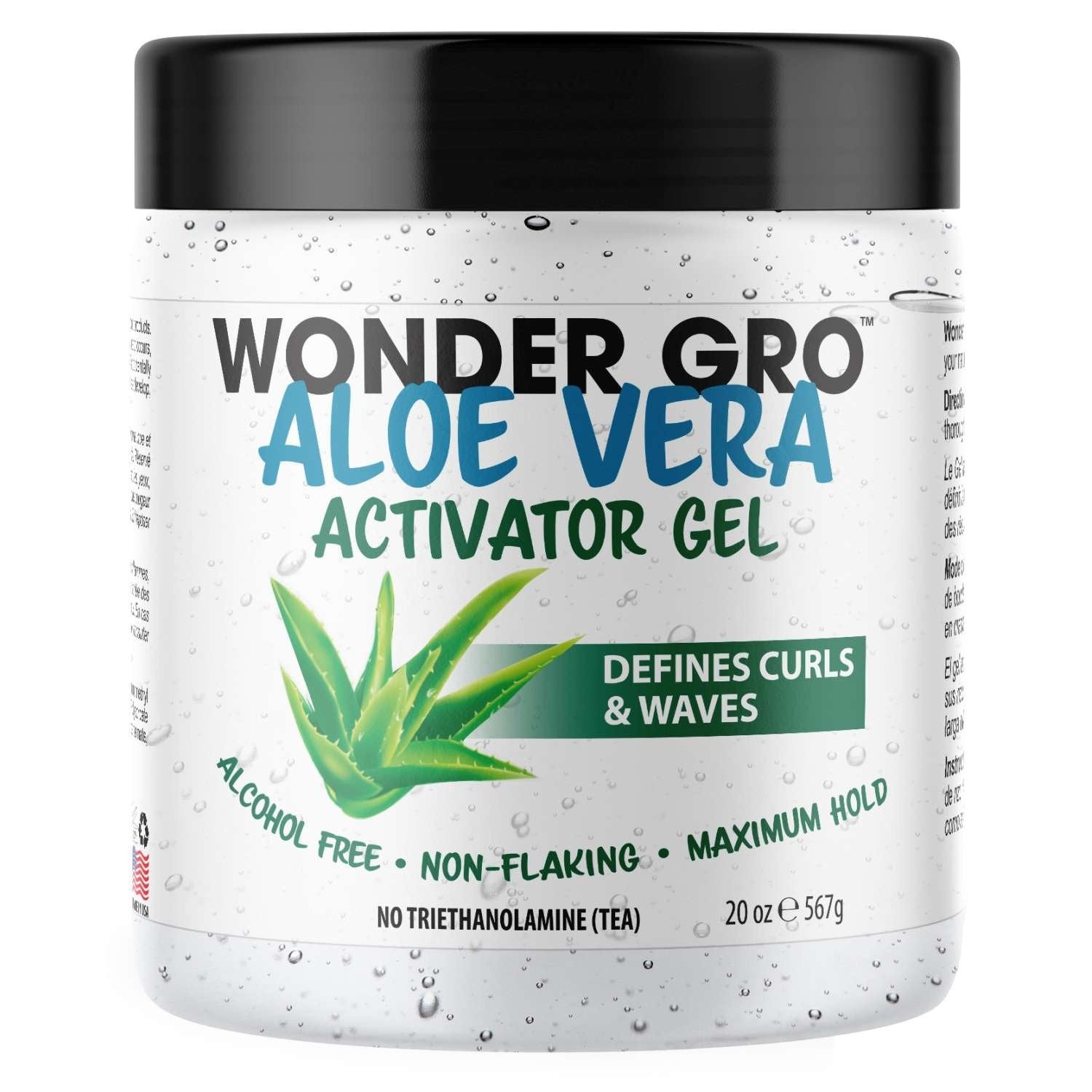 Wonder Gro Aloe Vera Activator Gel For Curls Wonder Gro Aloe Vera Activator Gel For Curls