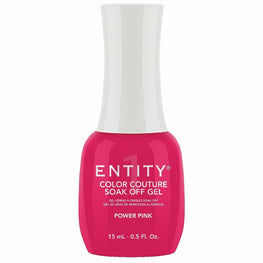 Entity Color Couture Soak Off Gel Power Pink 0.5 Fl Oz
