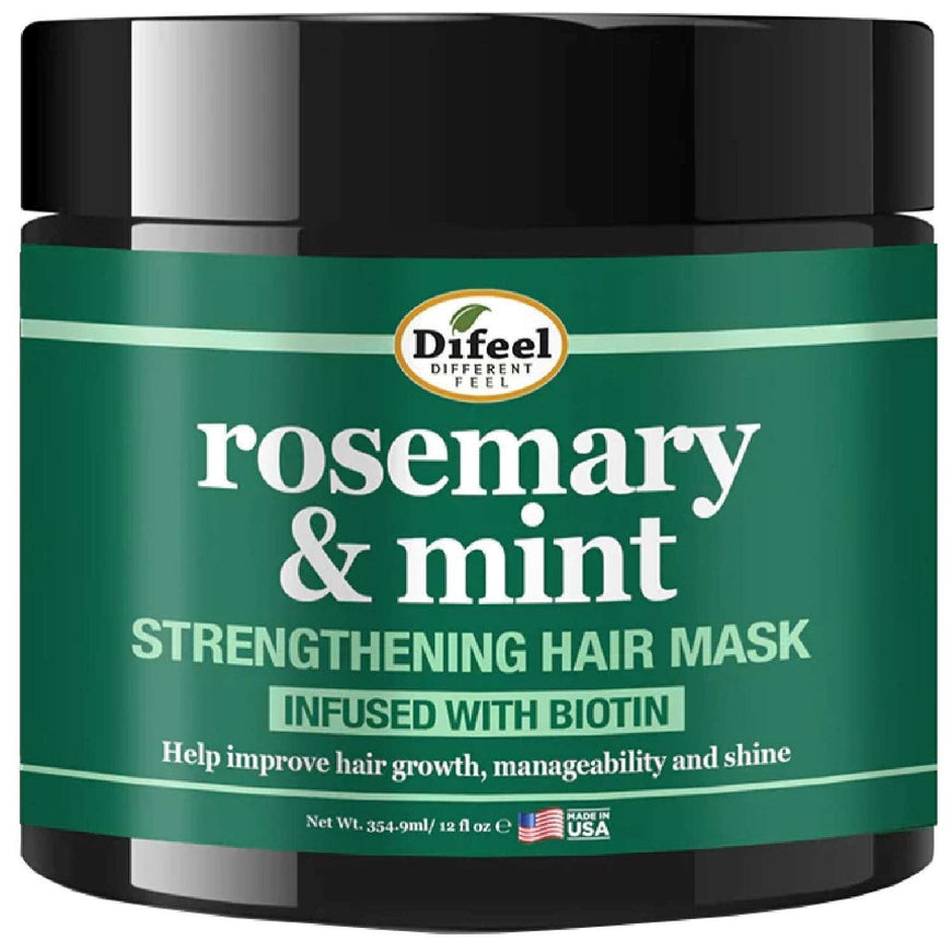 Difeel Sunflower Difeel Rosemary Mint Strengthening Hair Mask 12 Oz