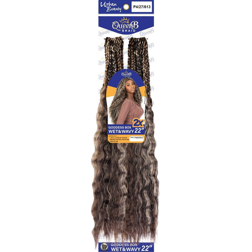 Queen B Goddess Box Braids Wet & Wavy - 22